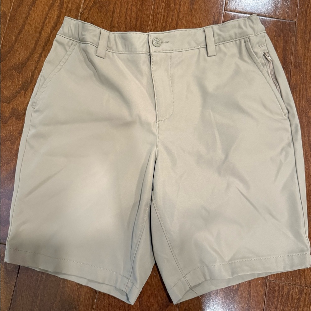 Lands' End Active Performance Girls Shorts Size 16 Khaki